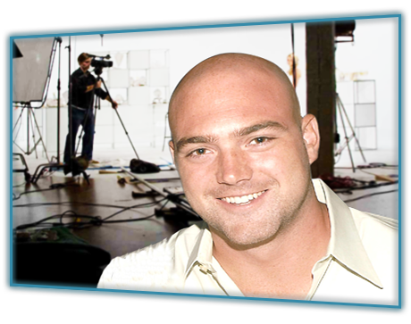 Cameron Guthrie Headshot in The Studio Featured Frame